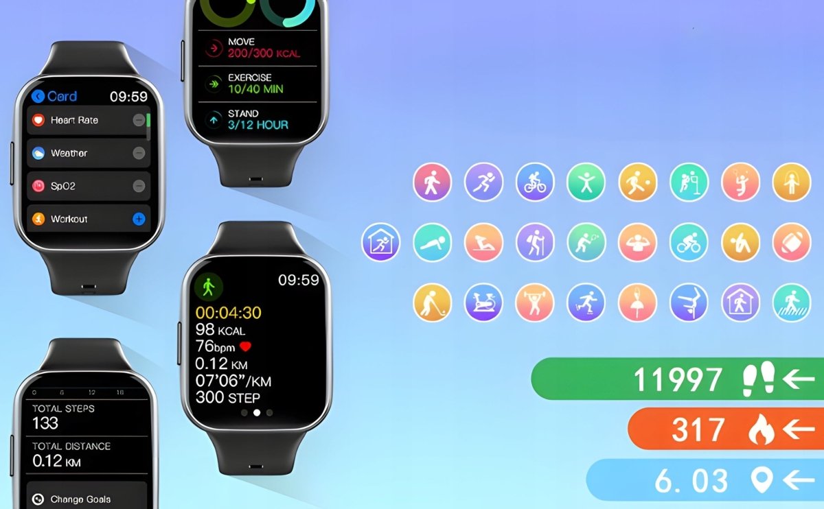 Smartwatch sportowy Q23 GPS pulsometr IP68 | REEVE