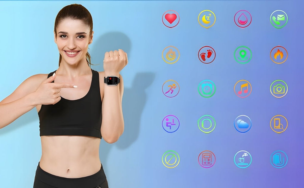 Smartwatch sportowy Q23 GPS pulsometr IP68 | REEVE