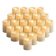 Świeczki LED tealight migoczące, 24 sztuki, ciepły biały