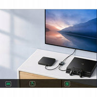Switch HDMI dwukierunkowy 4K 60 Hz, 2 × 1 lub 1 × 2, aluminium | REEVE