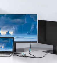 Switch HDMI dwukierunkowy 4K 60 Hz, 2 × 1 lub 1 × 2, aluminium | REEVE