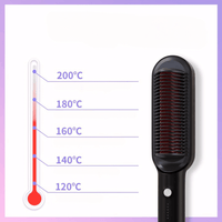 Szczotka prostująca do włosów ceramiczna, 5 temperatur 120–200°C | REEVE