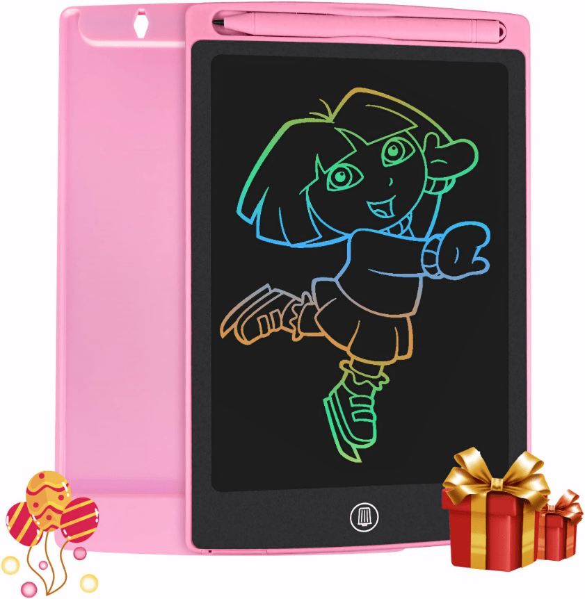 Tablet graficzny LCD 8.5" różowy dla dzieci 2+ | REEVE