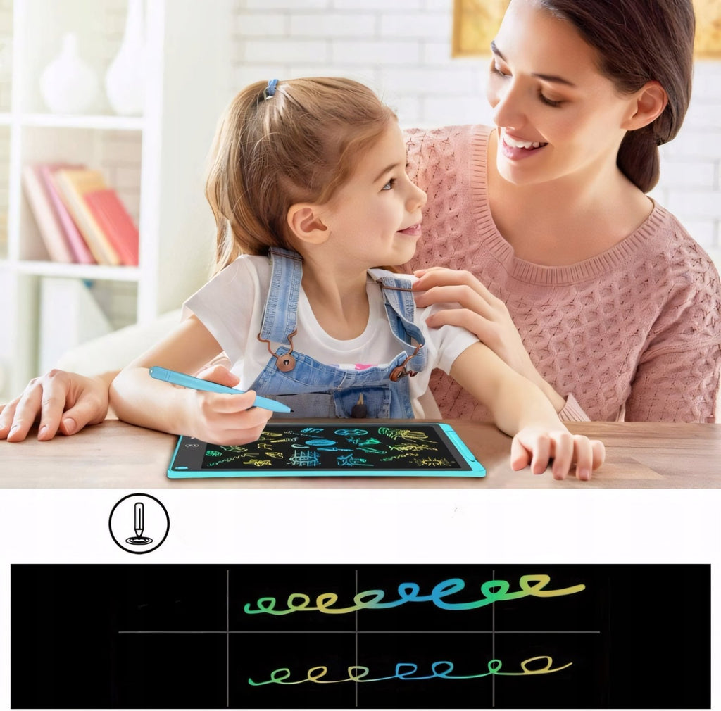 Tablet graficzny znikopis dla dzieci 8,5" niebieski | REEVE