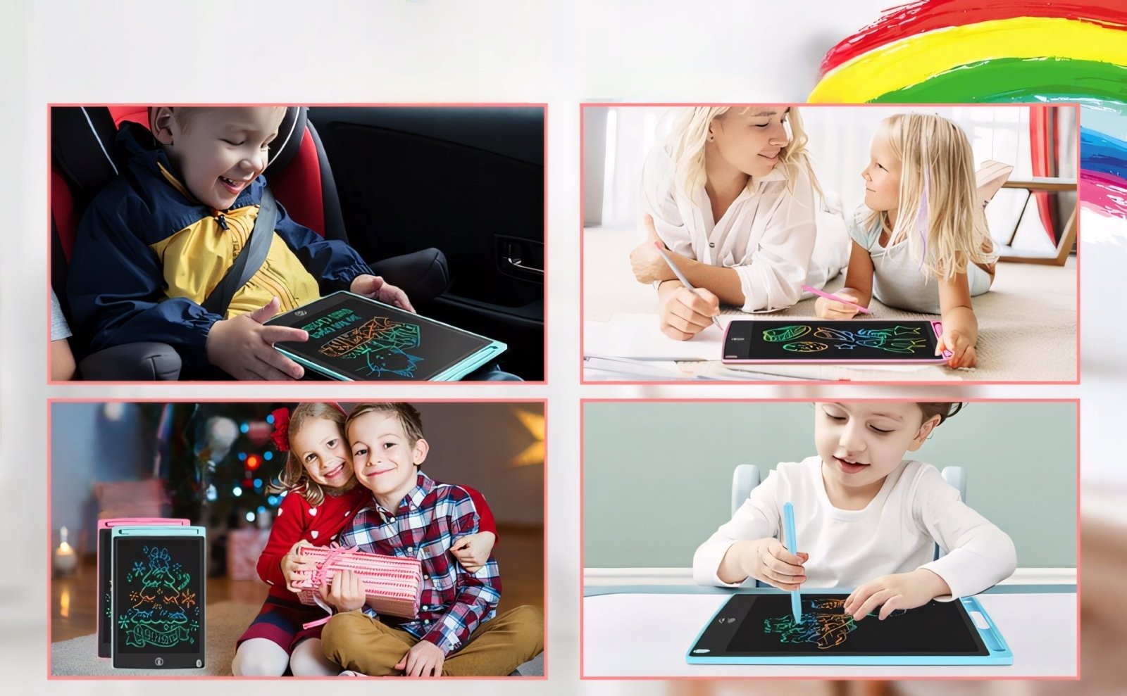 Tablet graficzny znikopis dla dzieci 8,5" niebieski | REEVE