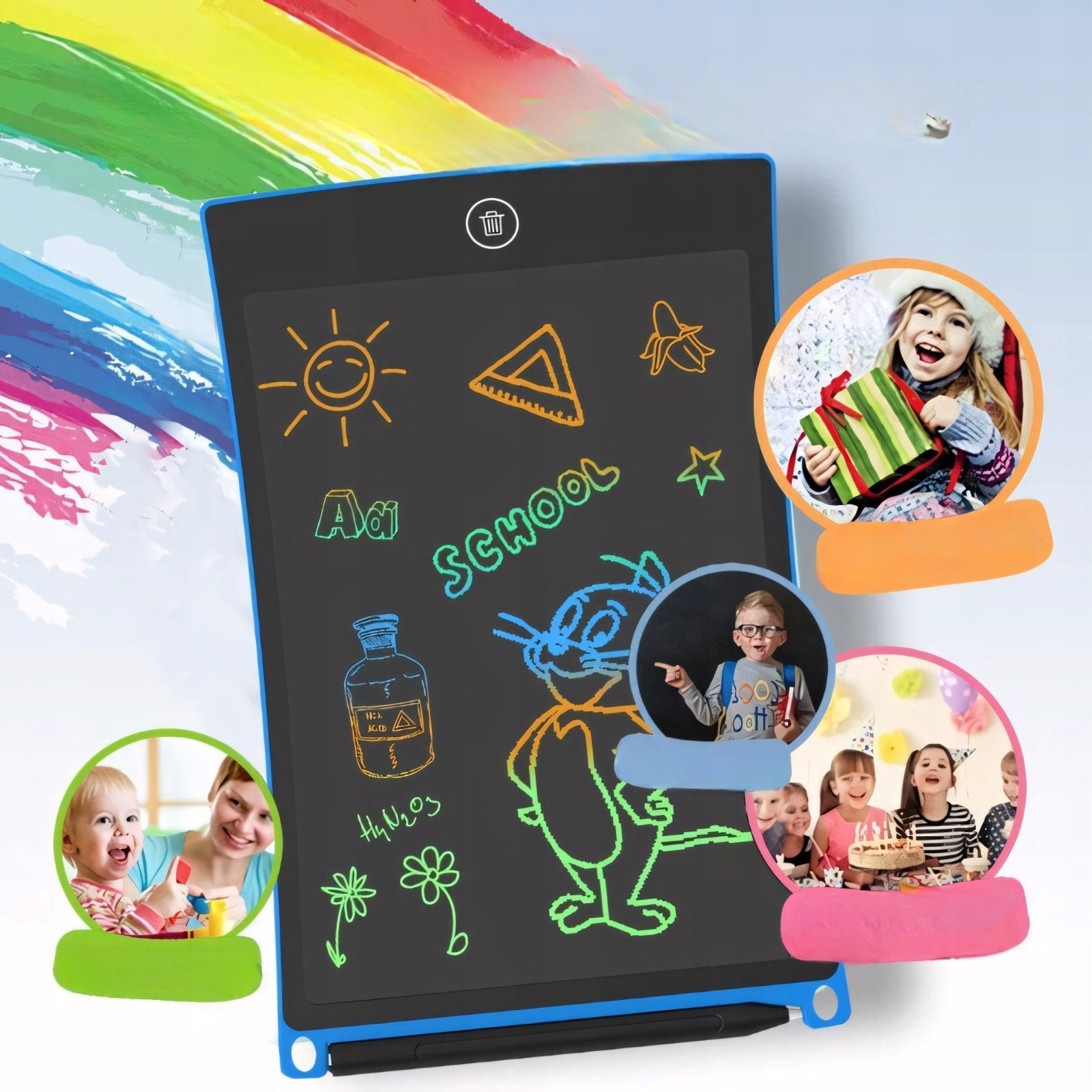 Tablica Znikopis LCD 8,5" dla Dzieci Multikolor | REEVE