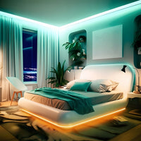Taśma LED RGB 20 m, 5050, Bluetooth, aplikacja i pilot, IP20 | REEVE