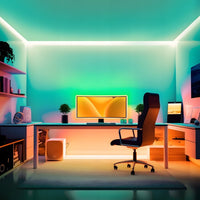 Taśma LED RGB 20 m, 5050, Bluetooth, aplikacja i pilot, IP20 | REEVE