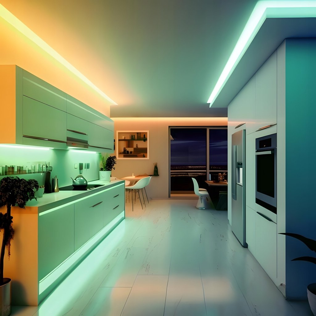 Taśma LED RGB 20 m, 5050, Bluetooth, aplikacja i pilot, IP20 | REEVE