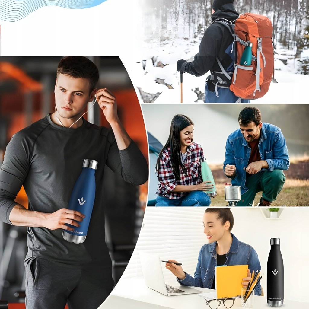 Termos stalowy 1000ml próżniowy butelka termiczna szczelny | REEVE