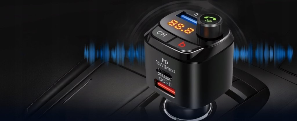 Transmiter FM bluetooth Nulaxy NX12 PD 18W QC3.0 | REEVE