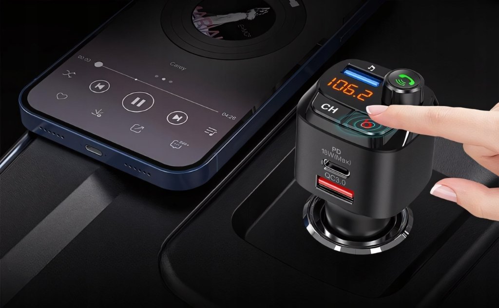 Transmiter FM bluetooth Nulaxy NX12 PD 18W QC3.0 | REEVE