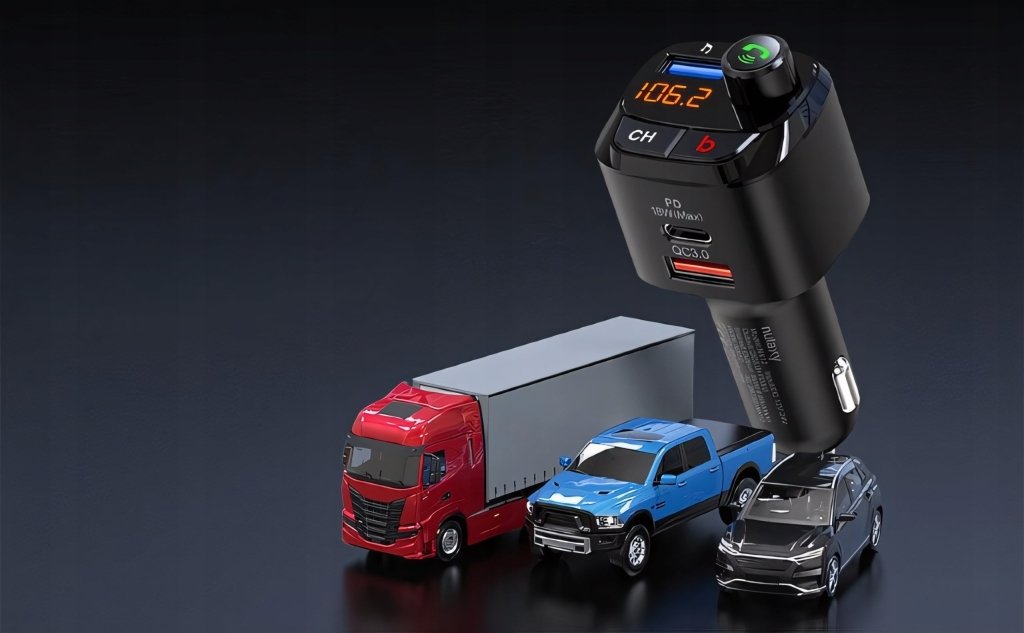 Transmiter FM bluetooth Nulaxy NX12 PD 18W QC3.0 | REEVE