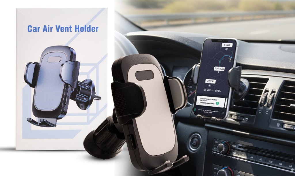 Uchwyt samochodowy na kratkę nawiewu 360° | REEVE