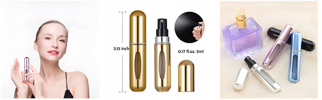 Zestaw atomizerów perfum na podróż 6x5ml mini butelka | REEVE