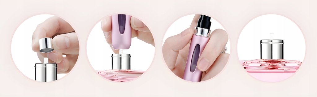 Zestaw atomizerów perfum na podróż 6x5ml mini butelka | REEVE