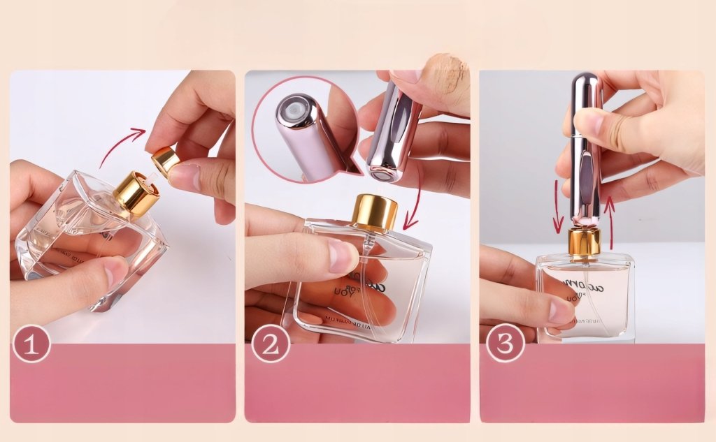 Zestaw atomizerów perfum na podróż 6x5ml mini butelka | REEVE