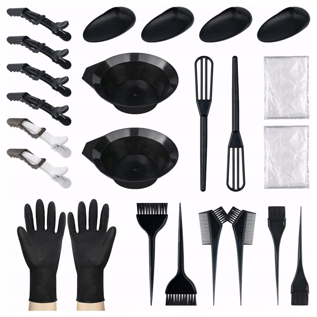 Zestaw do farbowania włosów 24 szt duży | REEVE