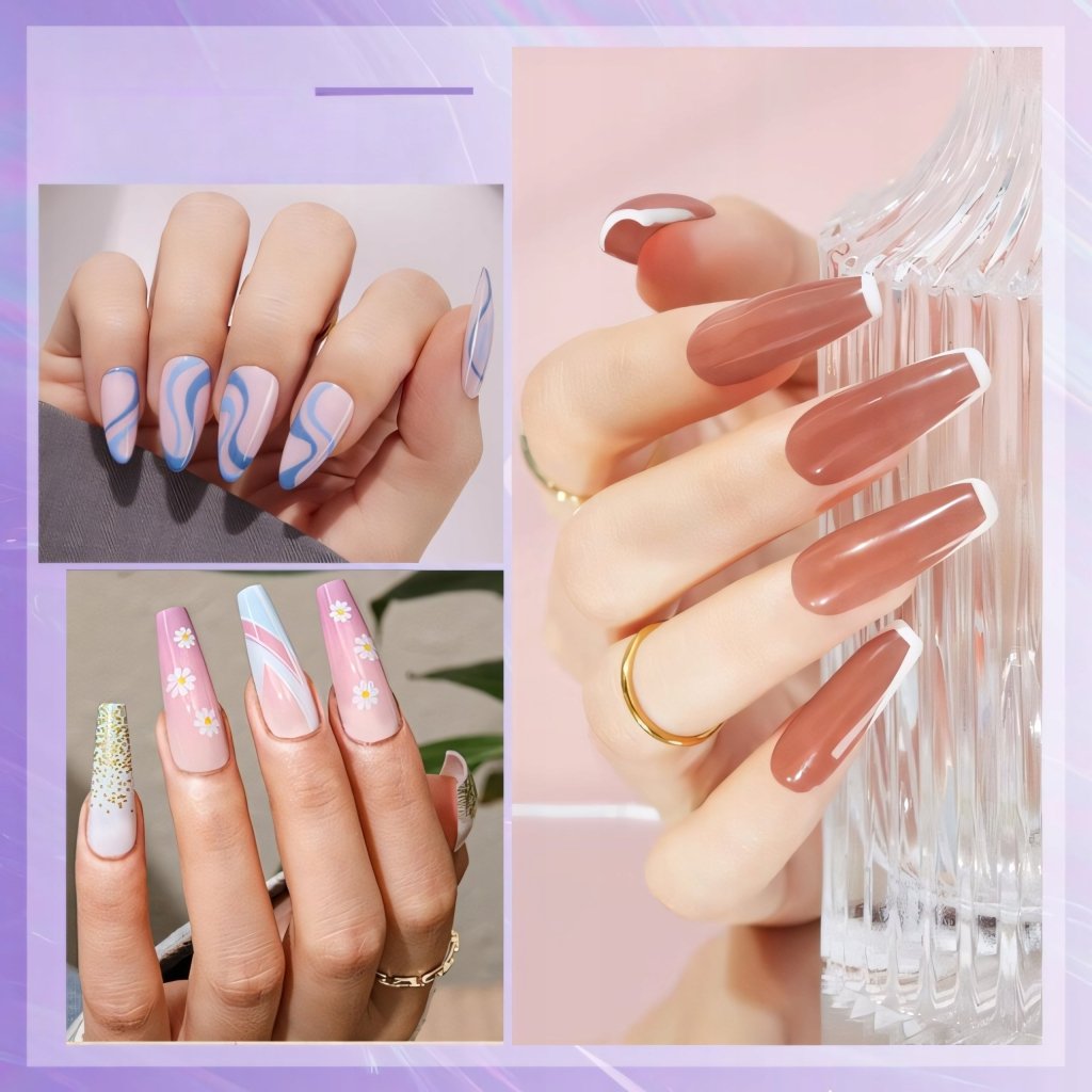 Zestaw pędzelków do paznokci 8 szt. dwustronne | REEVE