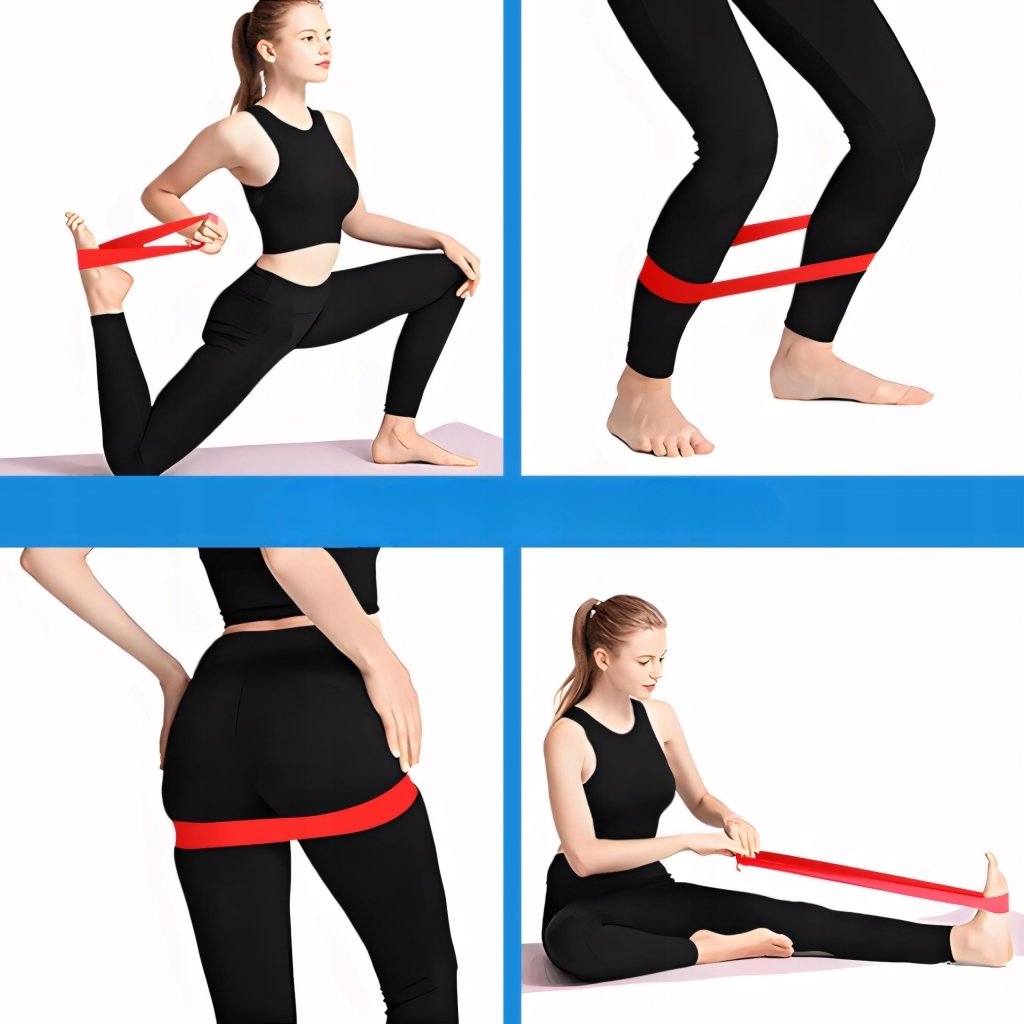 Zestaw taśm oporowych Surfou 5 szt. – fitness, joga | REEVE