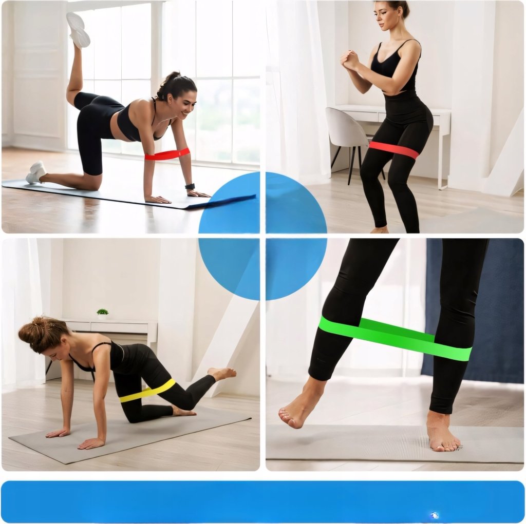 Zestaw taśm oporowych Surfou 5 szt. – fitness, joga | REEVE
