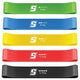 Zestaw 5 taśm oporowych do treningu, 5–14 kg